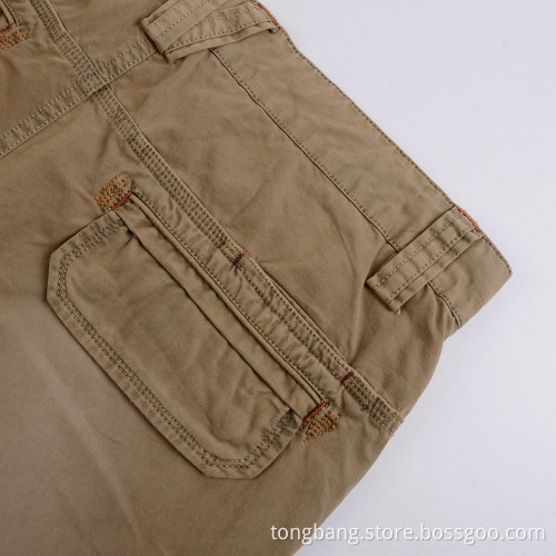 Breathable Slim Chino Men's Cotton-linen Shorts